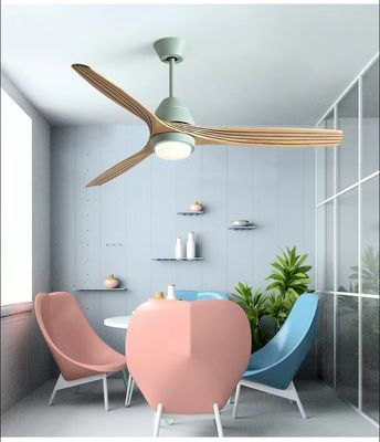 LED 20W Solid Wood Ceiling Fan Propeller Ceiling Fan