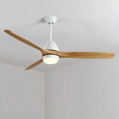 LED 20W Solid Wood Ceiling Fan Propeller Ceiling Fan