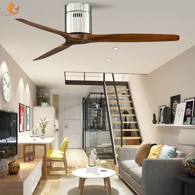 Modern 52 Inch DC Motor Ceiling Fan dengan remote control untuk kamar tidur