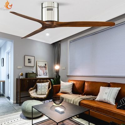 Modern 52 Inch DC Motor Ceiling Fan dengan remote control untuk kamar tidur