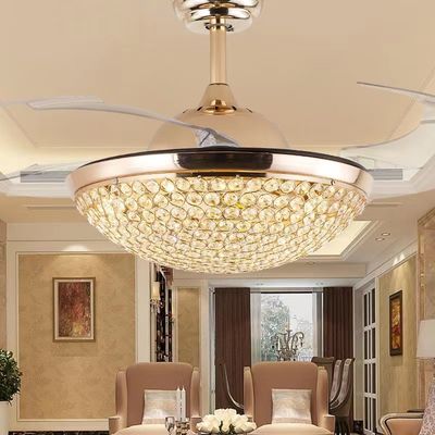 42 Inch LED 36W Warna Berubah Modern DC Motor Lampu Lampu