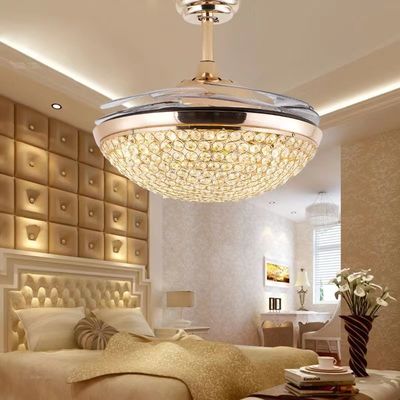 42 Inch LED 36W Warna Berubah Modern DC Motor Lampu Lampu