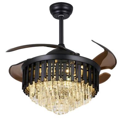 Modern 42 Inch Kualitas tinggi Smart Ceiling Fan DC Motor Dengan Cahaya