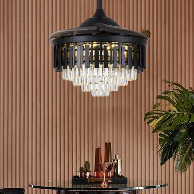 Modern 42 Inch Kualitas tinggi Smart Ceiling Fan DC Motor Dengan Cahaya