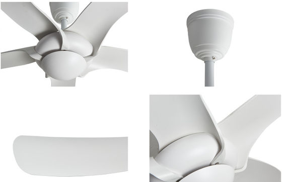 Lima pisau ABS 52 Inch Fan Low Power Consumption Ceiling Fan