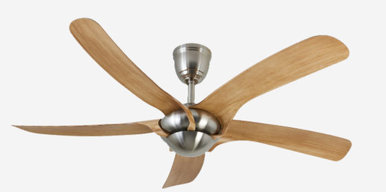 Silver ECO European Ceiling Fans 52in Penggemar Langit-langit hemat energi