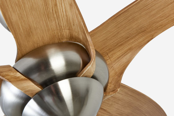 Silver ECO European Ceiling Fans 52in Penggemar Langit-langit hemat energi