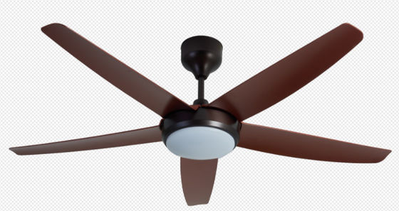 Emas 56 Inch Modern DC Motor Lampu Lampu Langit-langit Untuk Kantor