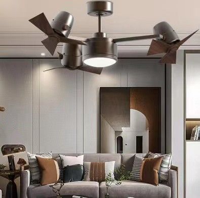 20W 42Inch Silent Ceiling Fans Untuk Kamar Tidur Eco Silent Dc Ceiling Fan