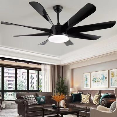 ECO 60In LED Warehouse Industrial Fan Fans Langit-langit Komersial Untuk Gudang