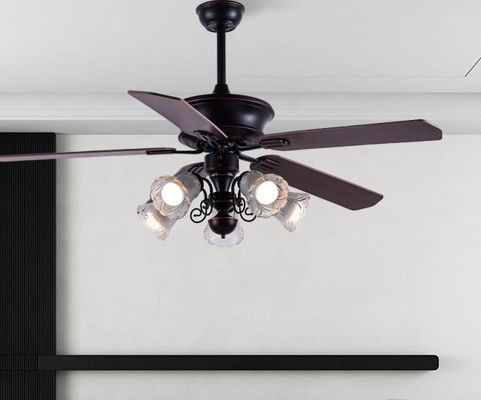 Klasik 52In American Ceiling Fan Plywood Blades Dengan Remote Control