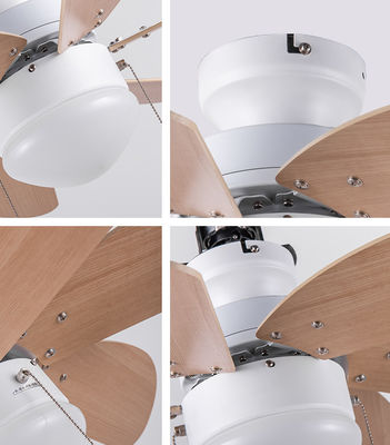 Penghematan Energi Pull Switch Ceiling Fan 36 Inch AC Motor Untuk Kamar Tidur