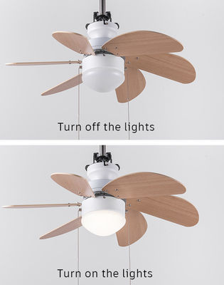Penghematan Energi Pull Switch Ceiling Fan 36 Inch AC Motor Untuk Kamar Tidur