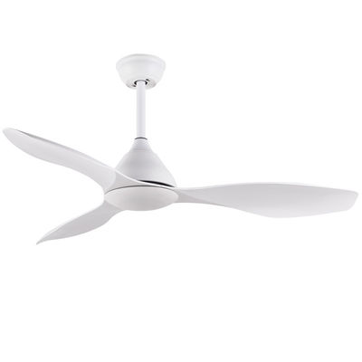 Putih 48Fans Langit-langit Kamar Mandi Dengan Cahaya 3 Bilah ABS