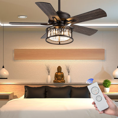 Penggemar Langit-langit Amerika dengan Kecepatan yang Bisa Disesuaikan 5 Plywood Blades 42 Inch Fan