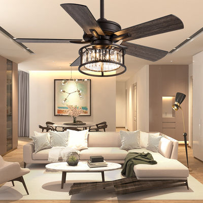 Penggemar Langit-langit Amerika dengan Kecepatan yang Bisa Disesuaikan 5 Plywood Blades 42 Inch Fan