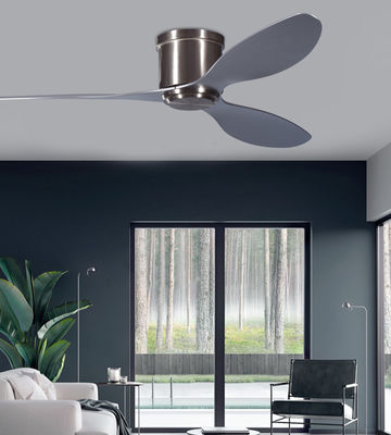 Penghematan Energi 52 Inch Silent Ceiling Fan Remote Control Untuk Kamar Tidur
