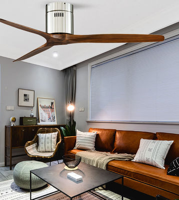 Kipas Udara Pengendali Jauh Dengan 3 Bilah Flush Mount Three Blade Ceiling Fan