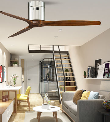 Kipas Udara Pengendali Jauh Dengan 3 Bilah Flush Mount Three Blade Ceiling Fan