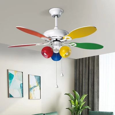 42 Inch Ultra Quiet Ceiling Fan Dengan 5 Blade Plywood Berwarna