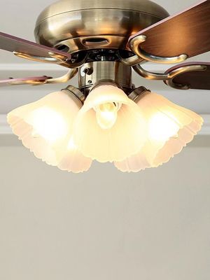 Retro 42 kipas langit-langit Eropa 4 bilah kipas langit-langit 1200mm