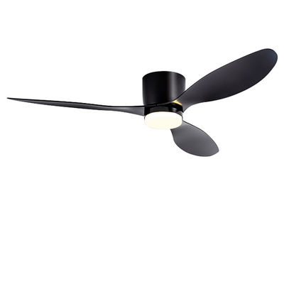 Kipas Angin Langit-langit Kamar Tidur Dengan Kipas Angin Langit-langit Hitam Hitam Hitam