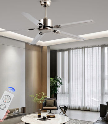 Perak Modern LED Pendinginan Fan ECO 52 3 Blade Pendinginan Fan
