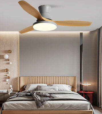 ABS ECO Modern LED Ceiling Fan 52 Inch Fandelier CE persetujuan