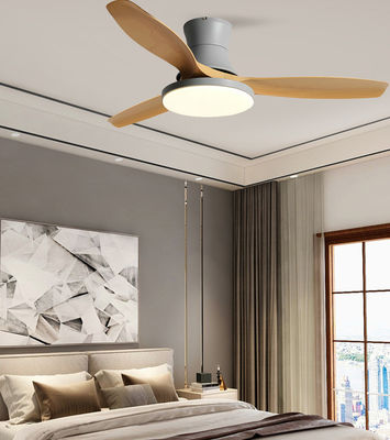 ABS ECO Modern LED Ceiling Fan 52 Inch Fandelier CE persetujuan
