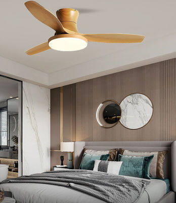 ECO 3 Blade Ceiling Fan With Remote Flush Mount Three Blade Ceiling Fan