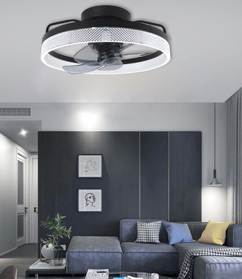 Black Chandelier Fender Langit-langit tanpa bilah Low Noise Ceiling Fan Fandelier