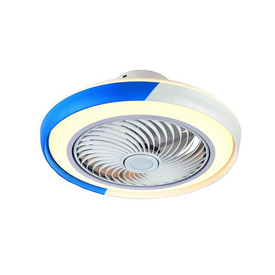Kipas Langit-langit Kristal Biru Dan Putih Kipas Lampu Lampu Lampu Lampu Lampu