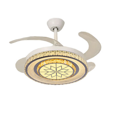 DC Motor 3 Blades Smart Led Ceiling Fan Dengan Blades yang Lipat