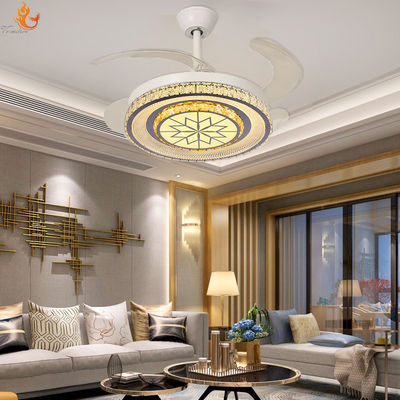 DC Motor 3 Blades Smart Led Ceiling Fan Dengan Blades yang Lipat
