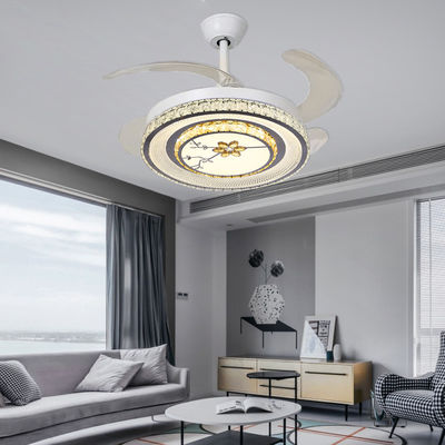 Kamar Tidur Fans Langit-langit Lipat Dengan Lampu Led Fans Langit-langit Smart Lipat
