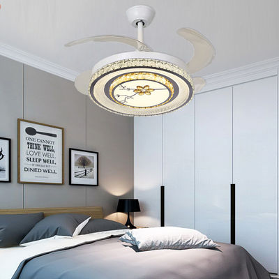 Kamar Tidur Fans Langit-langit Lipat Dengan Lampu Led Fans Langit-langit Smart Lipat