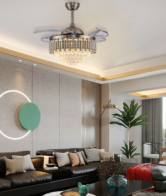 ECO Kipas Langit-langit Lampu Emas Lampu dengan Lampu Lipat