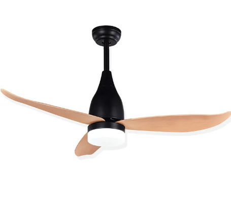 Penggemar Langit-langit Eropa Timur Dengan Lampu 44In Modern Penggemar Langit-langit 3 Blade